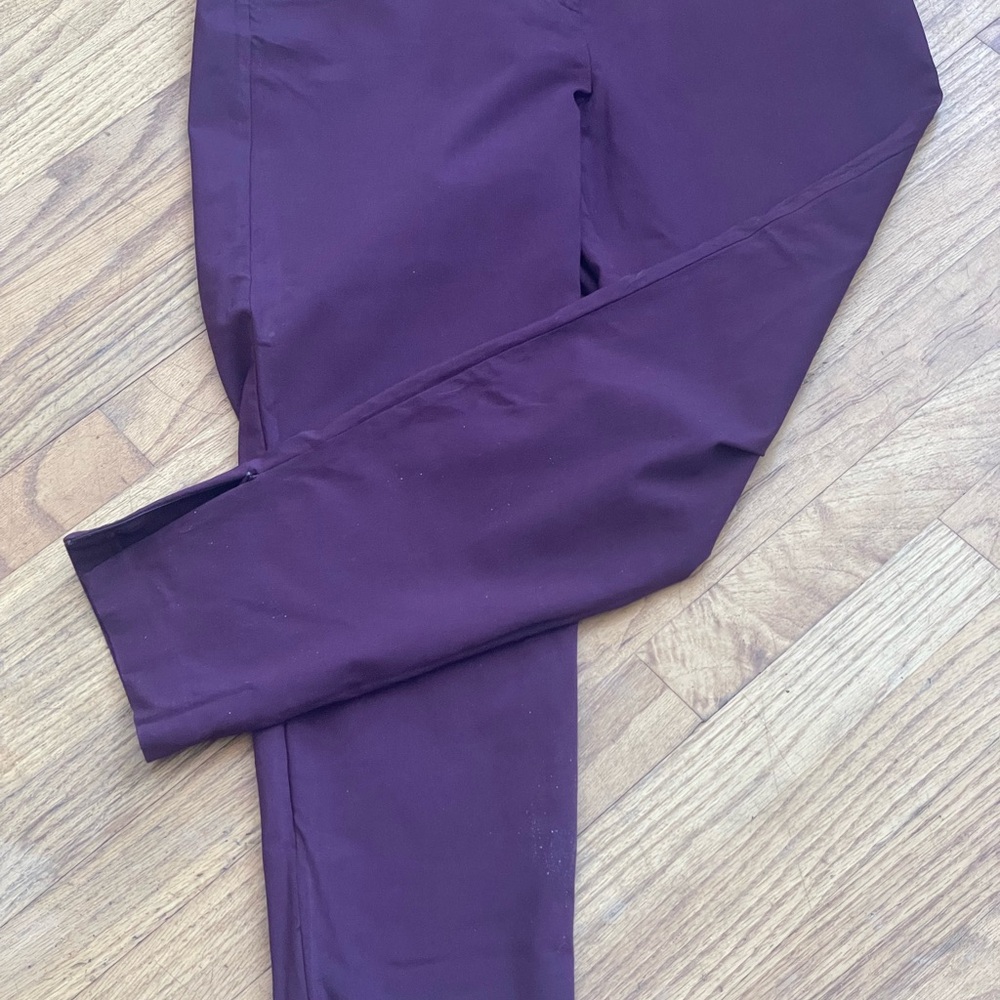 Burgundy/Plum coloured casual/ Dress pants